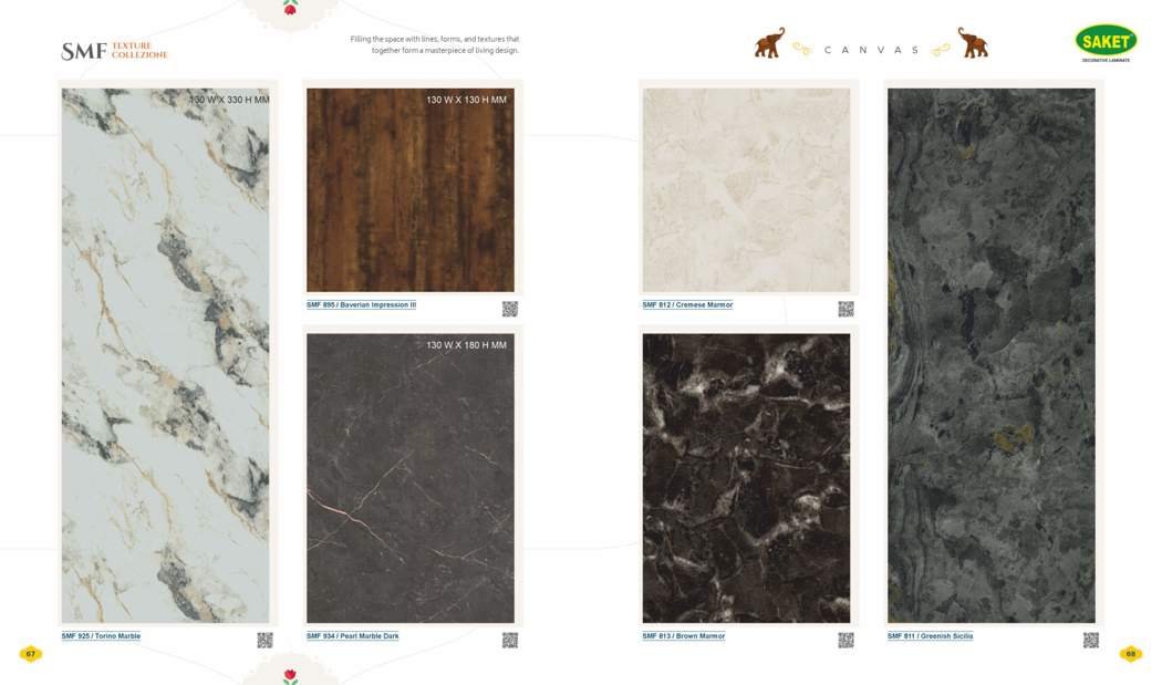 Saket 0.8mm Laminate Collection - Page 034