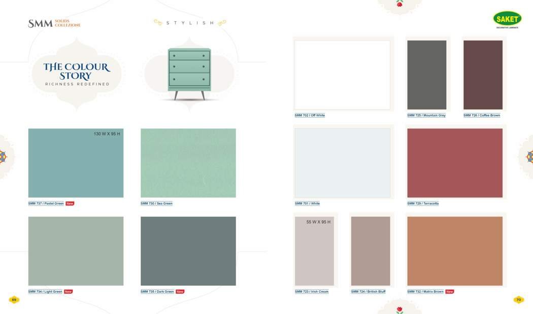 Saket 0.8mm Laminate Collection - Page 035
