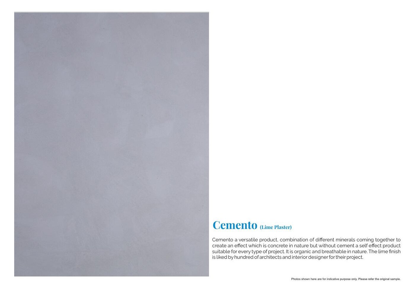 NeoCoats Cemento (Lime Plaster)