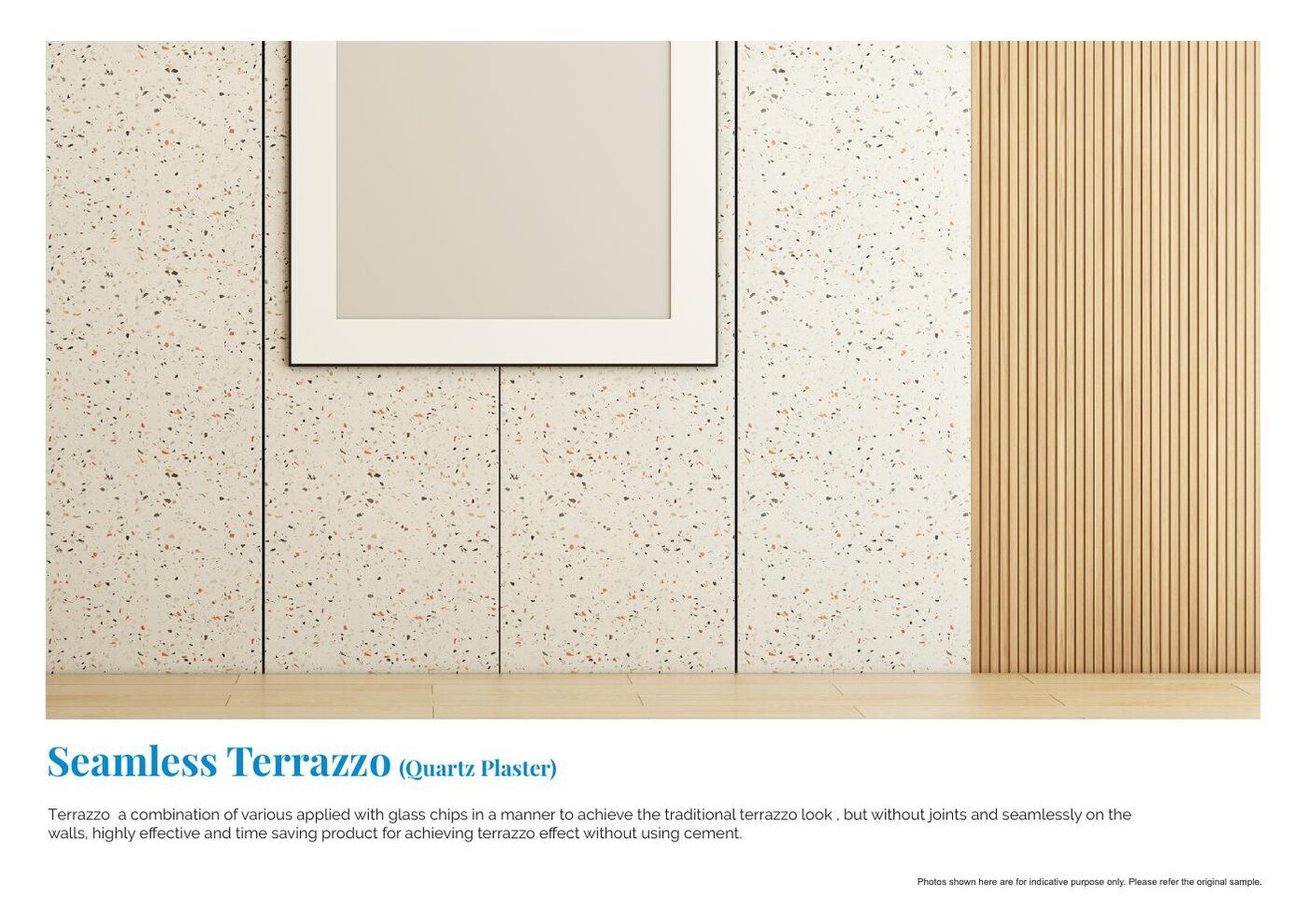 NeoCoats Seamless Terrazzo (Quartz Plaster)